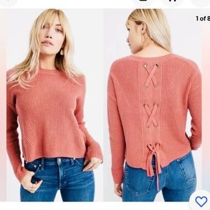 Lucky Brand Sweater Dusty Coral S